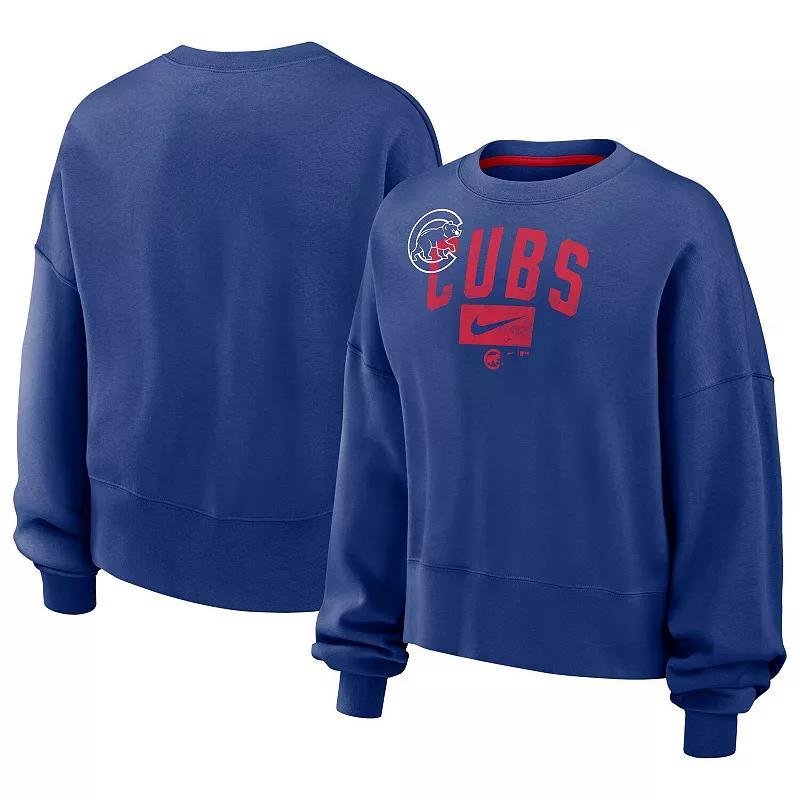 Womens Nike St. Louis Cardinals Pullover Sweatshirt Blue Product Image