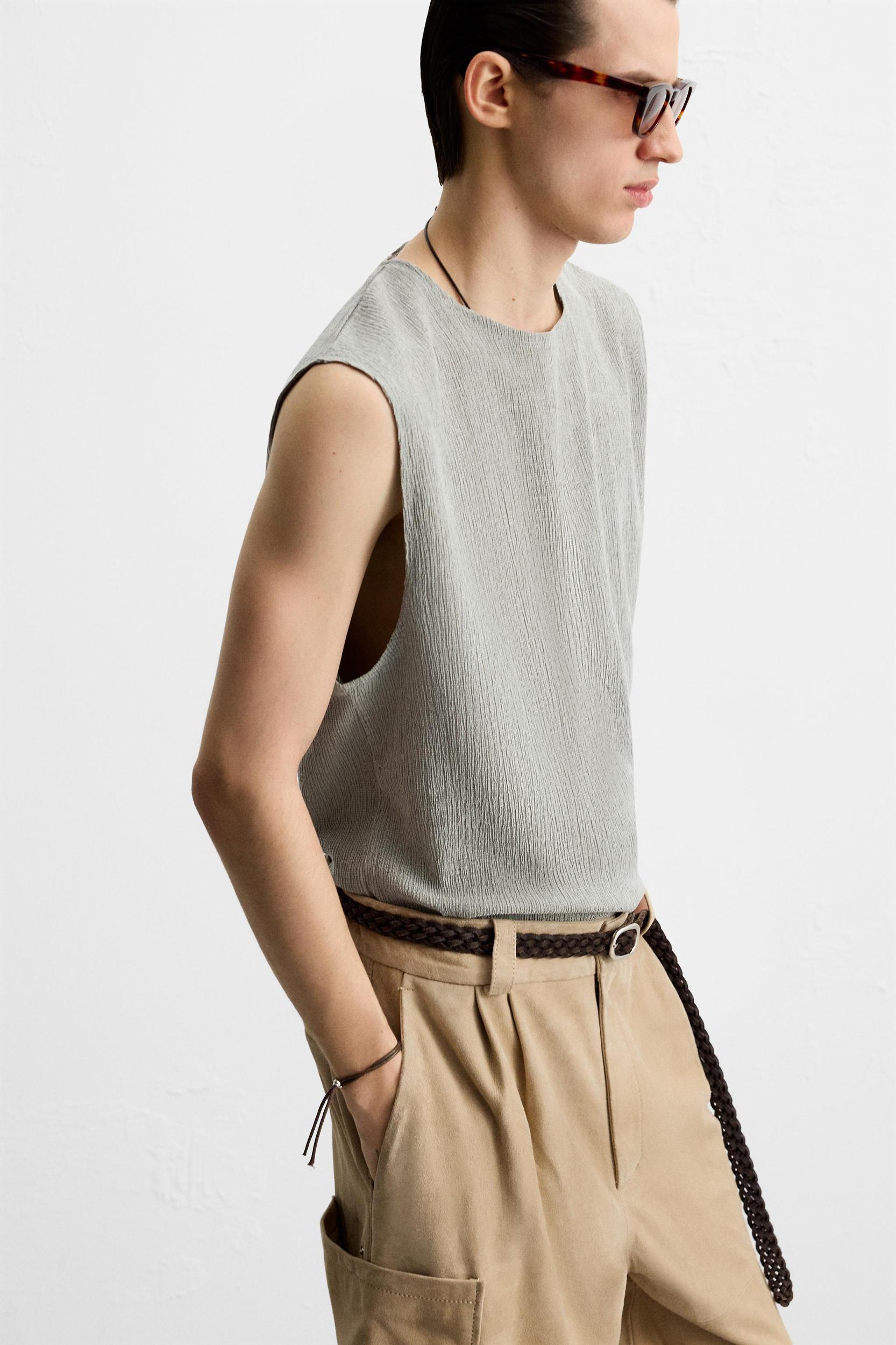 TEXTURED TANK TOP Product Image