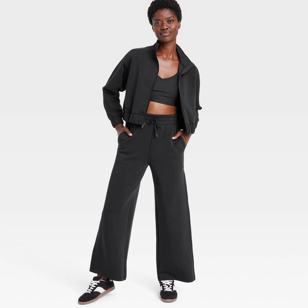 Women's Airy Sleek High-Rise Wide Leg Sweatpants - All In Motion™ Product Image