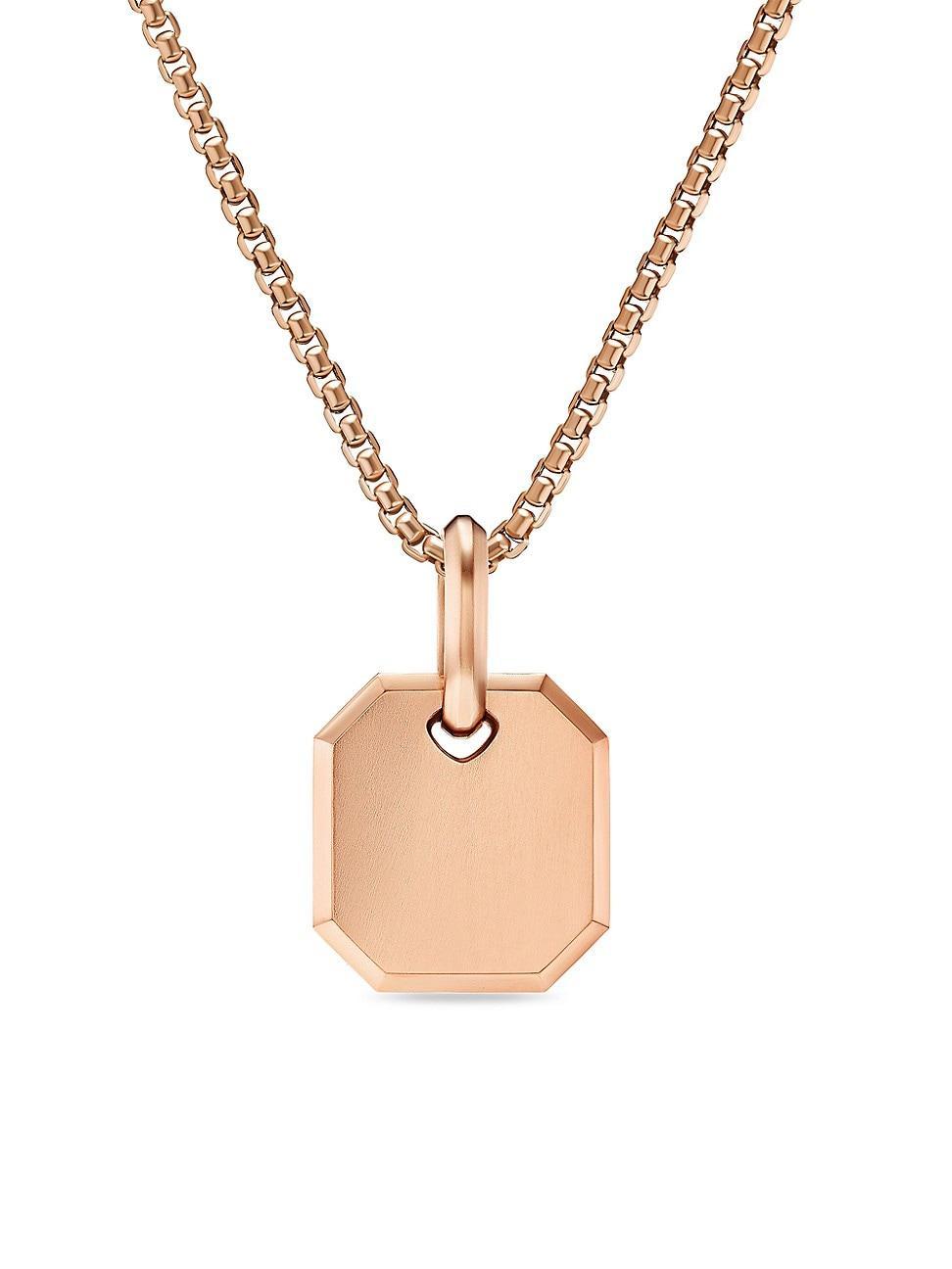 Mens Roman Amulet in 18K Rose Gold, 15MM Product Image