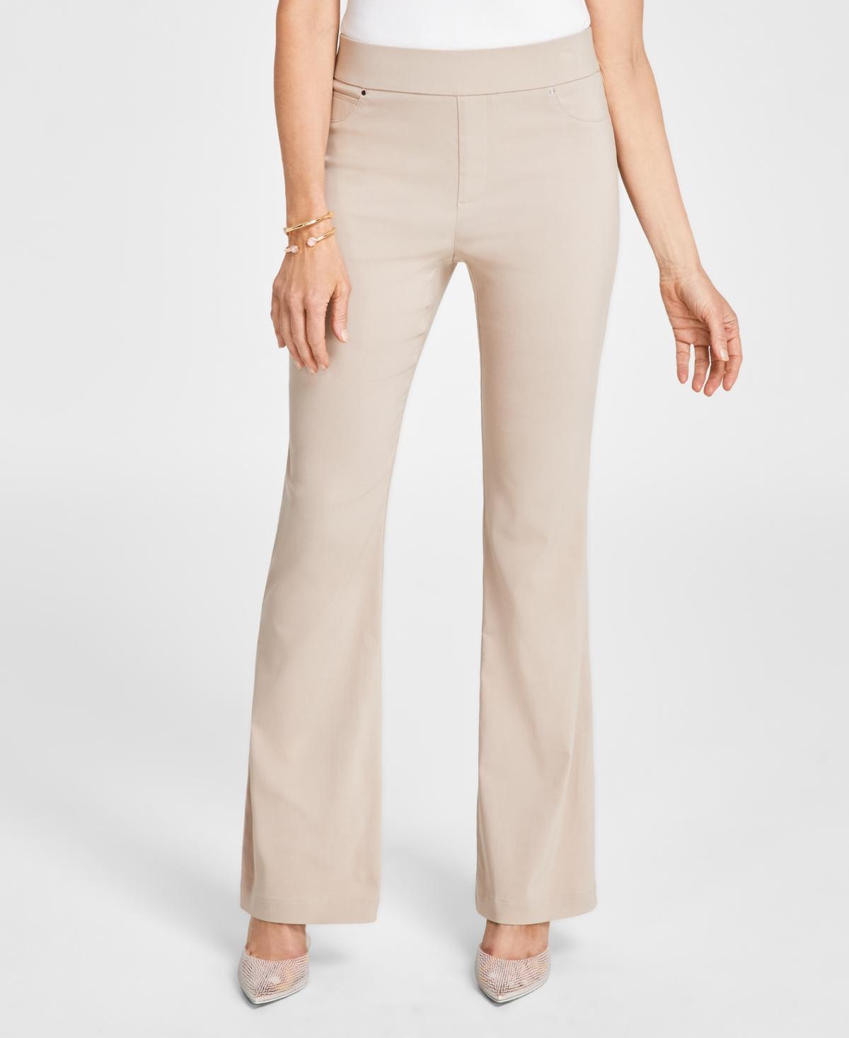 I.n.c. International Concepts Womens High-Rise Pull-On Flare-Leg Pants, Created for Macys Product Image