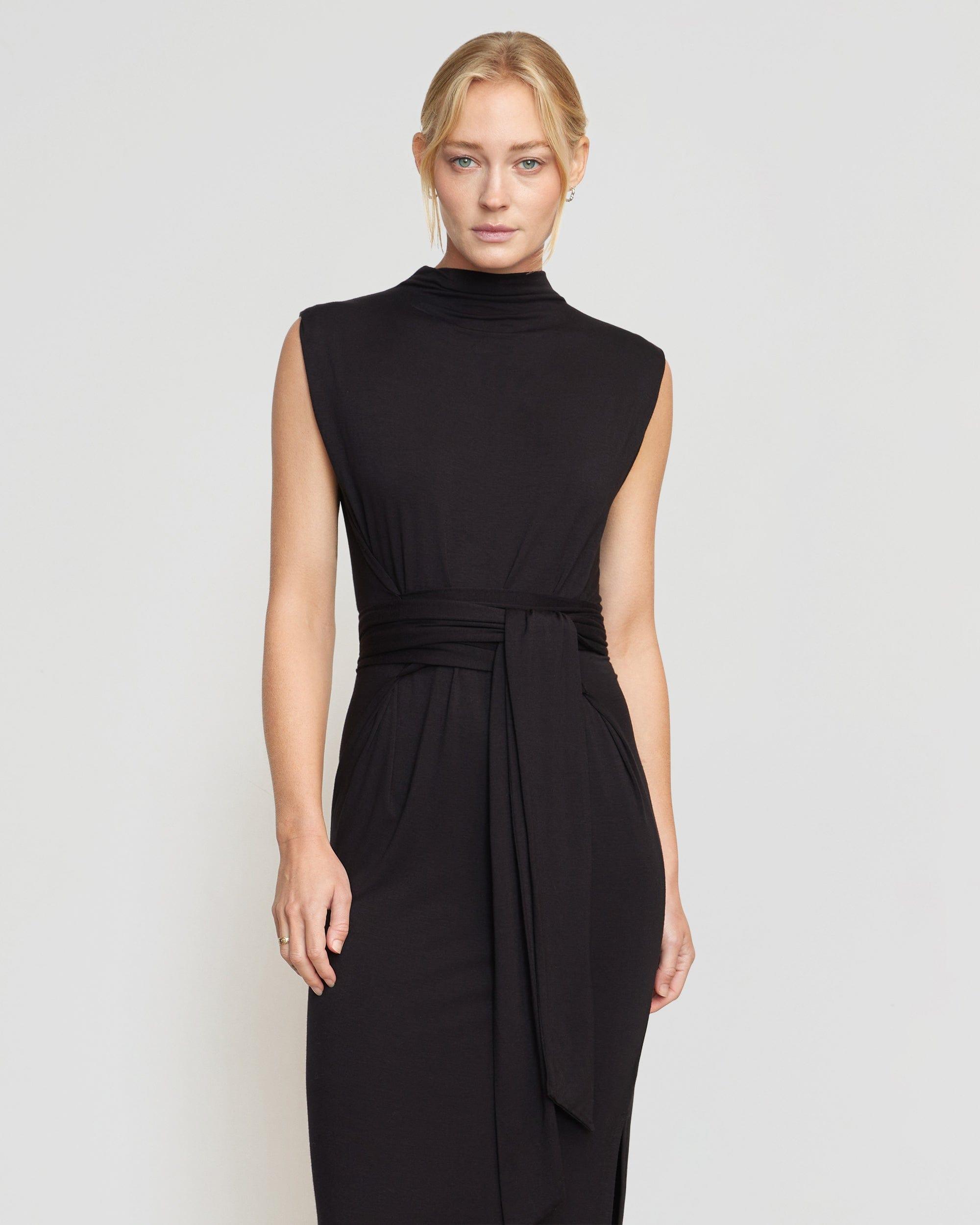 Eden Sleeveless Tie-Front Dress Product Image