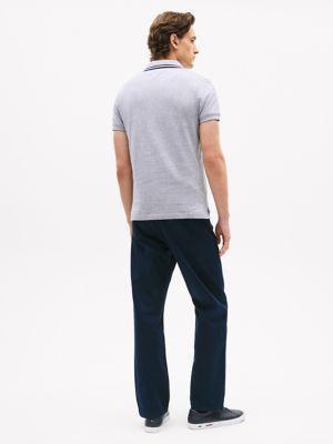 Slim Fit Heathered Polo Product Image