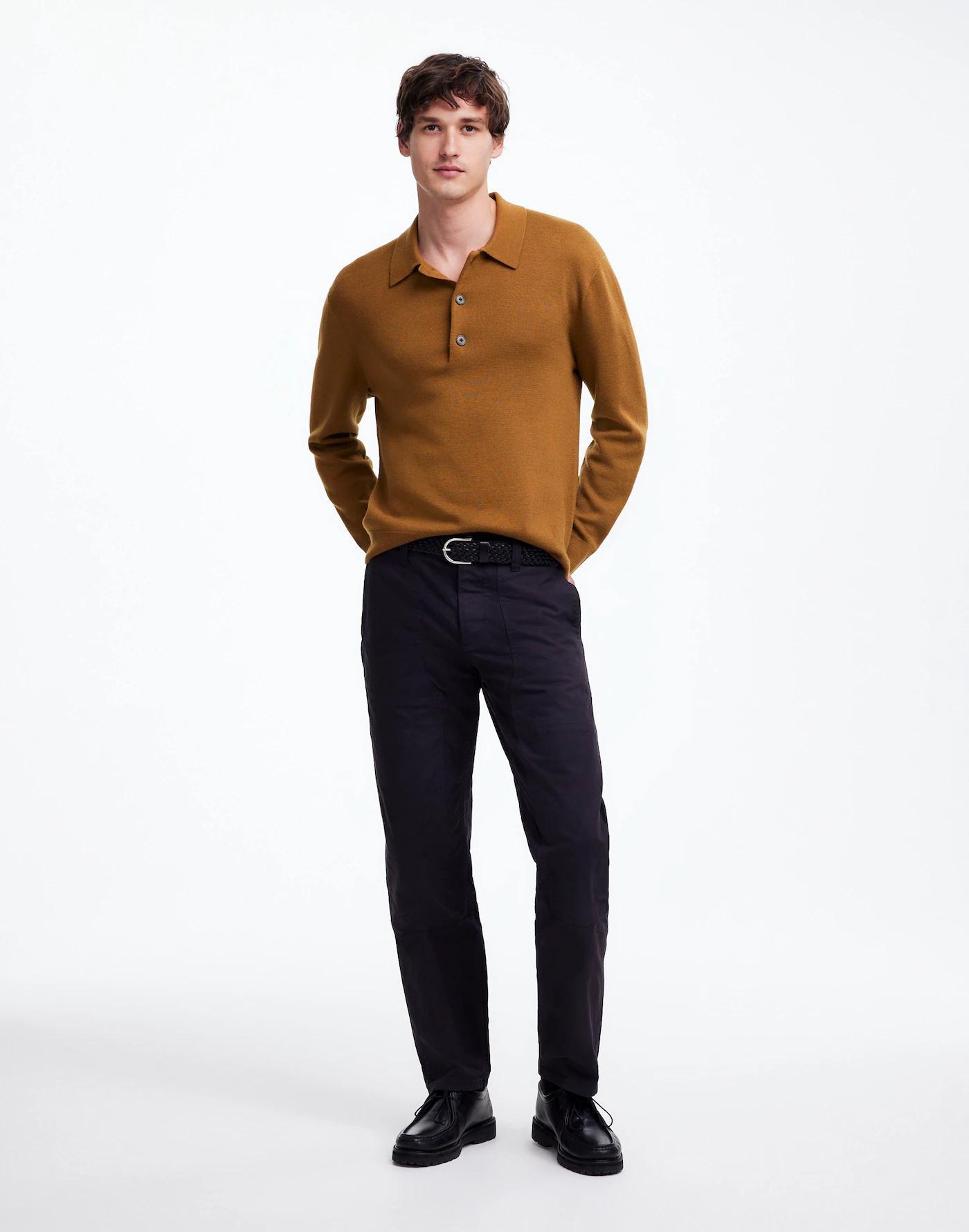 Milano-Knit Sweater Polo Shirt in Merino Wool Product Image