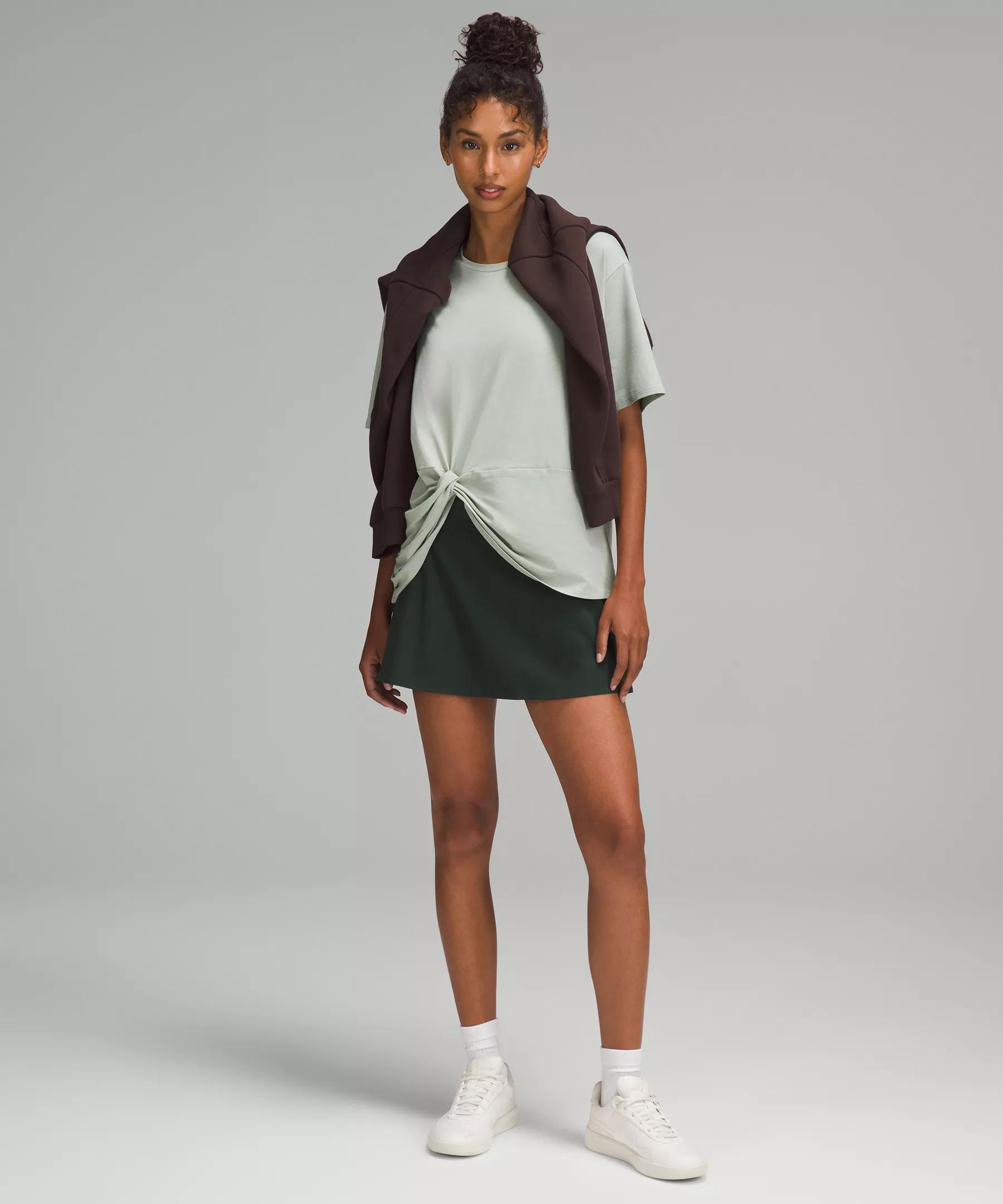 Twist-Front Oversized T-Shirt Product Image