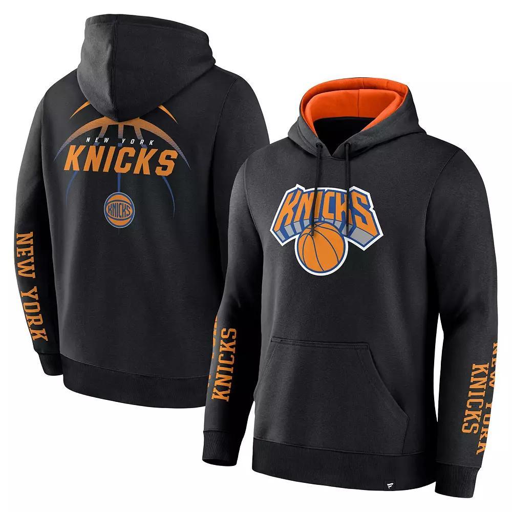 Men's Fanatics Black New York Knicks Legacy Guard Pullover Hoodie,  Product Image
