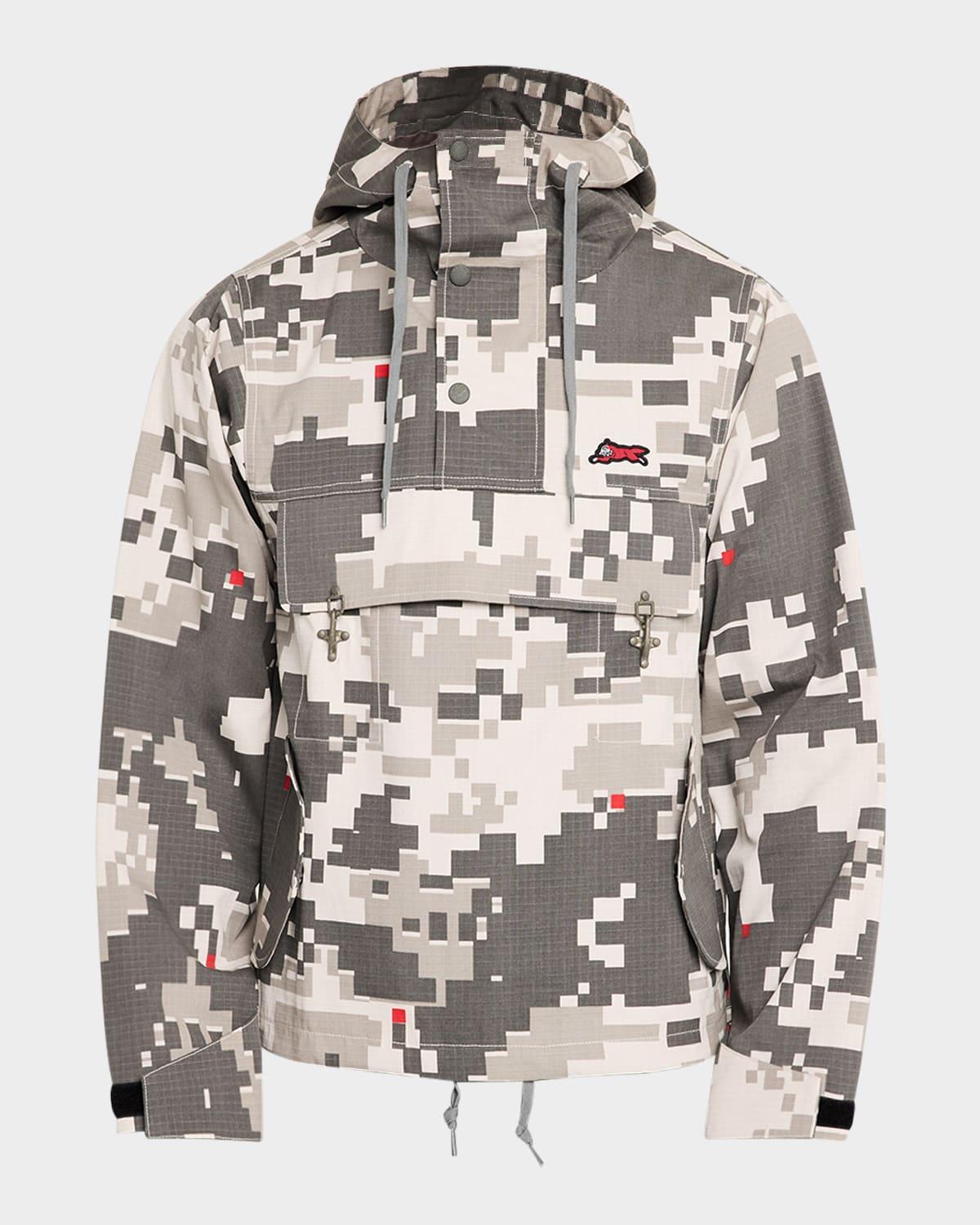 Mens Wind Walker Digital Camo Pullover Product Image