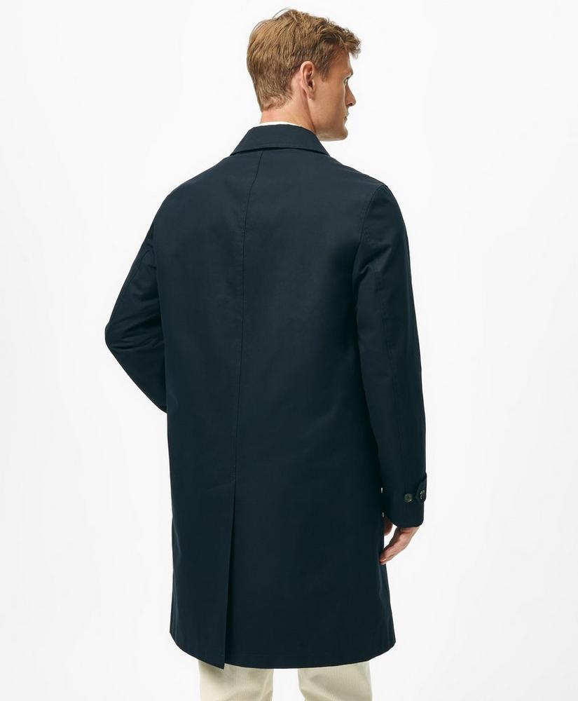 Bonded Cotton Top Coat with Removable Liner in Black Watch Product Image