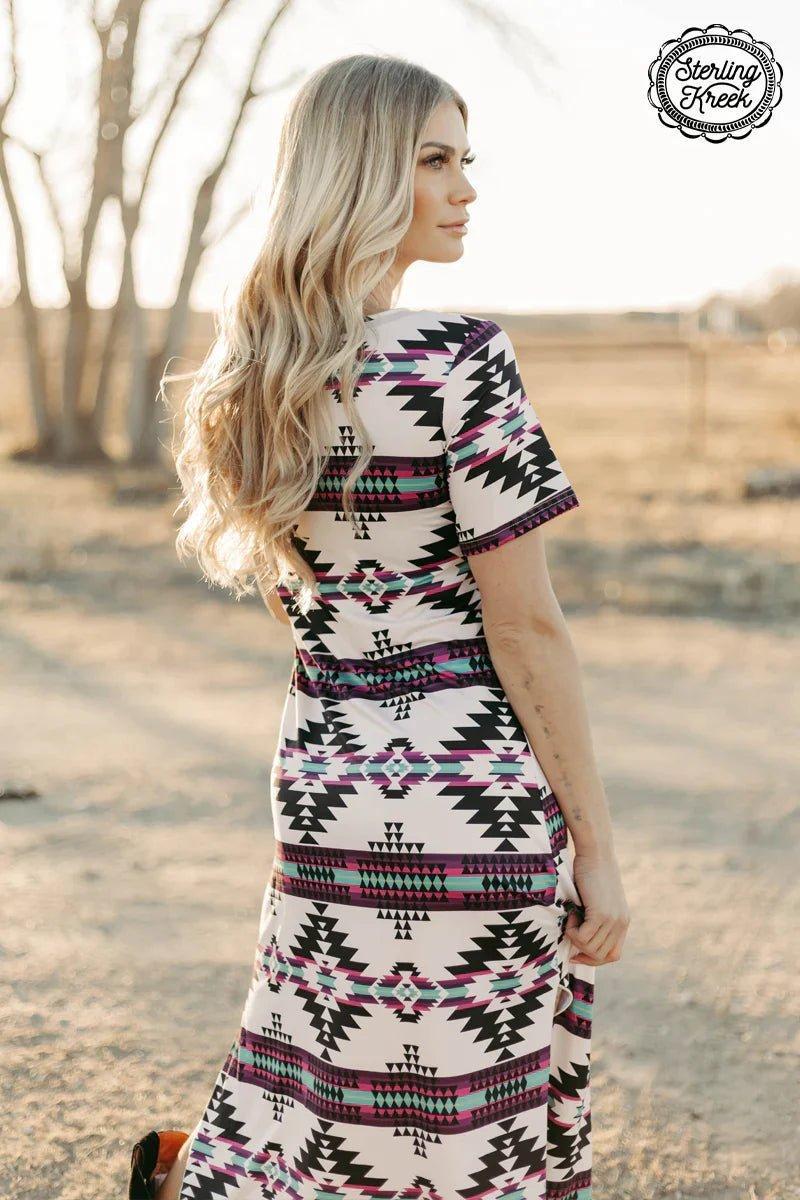 Plus Aztec Outskirts Maxi Dress Product Image