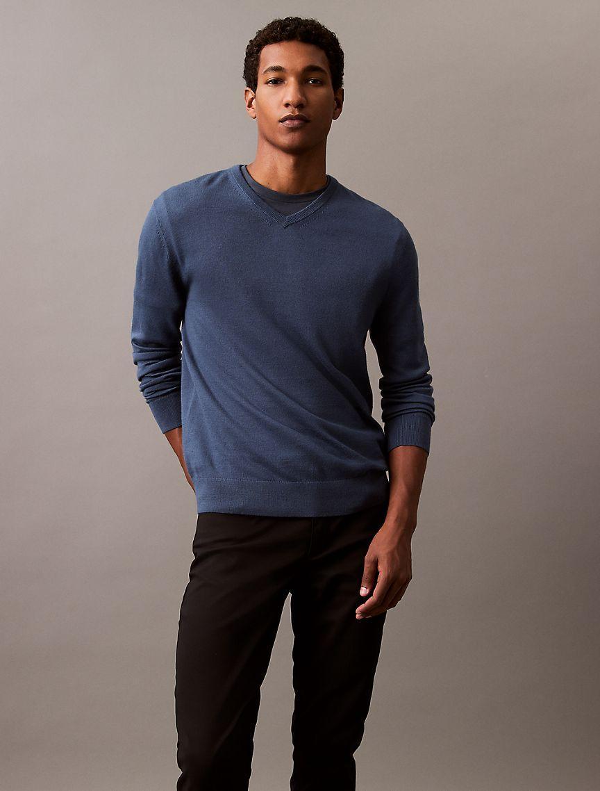 Calvin Klein Mens Slim Move 5-Pocket Pant - Grey Product Image