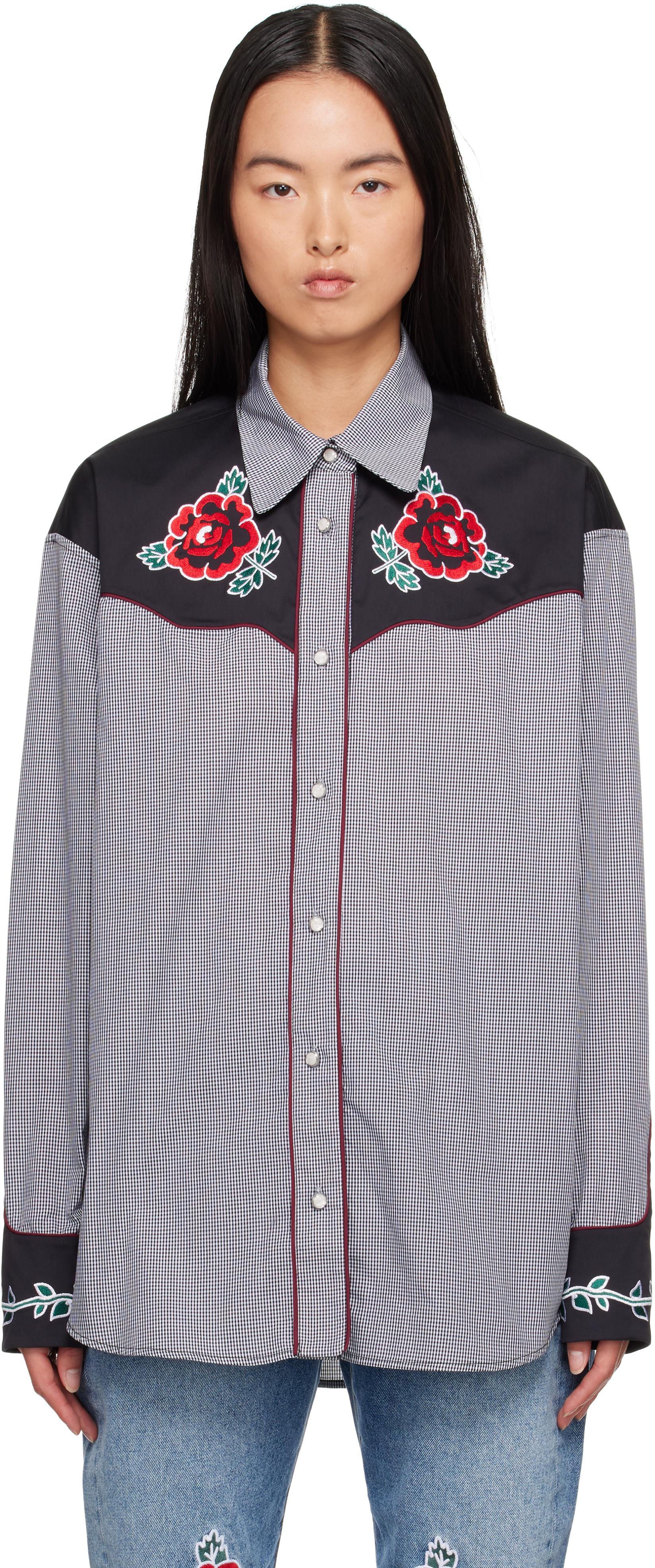 Gray & Black Meredith Shirt Product Image