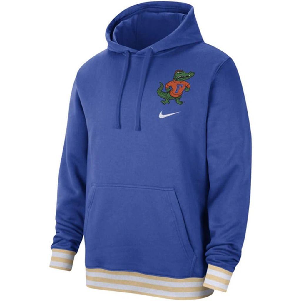 NIKE Royal Florida Gators Campus Retro Fleece Pullover Hoodie In Blue Product Image