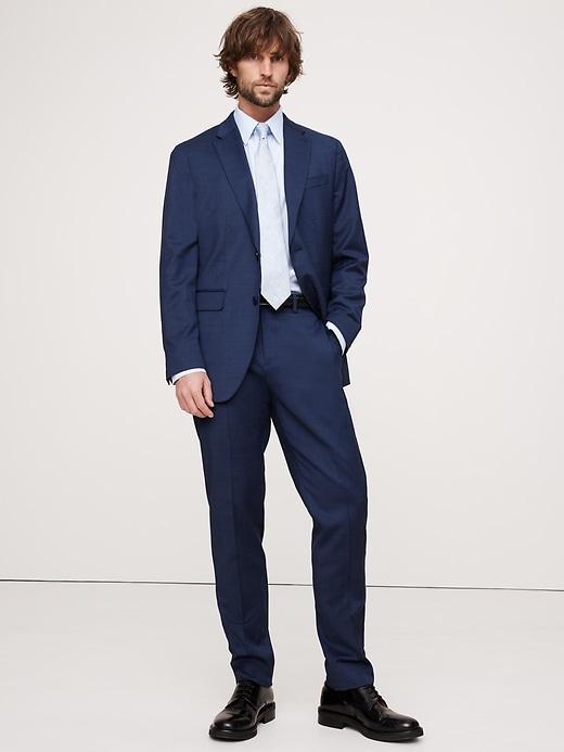 Signature Italian Nailhead Suit Pant Product Image