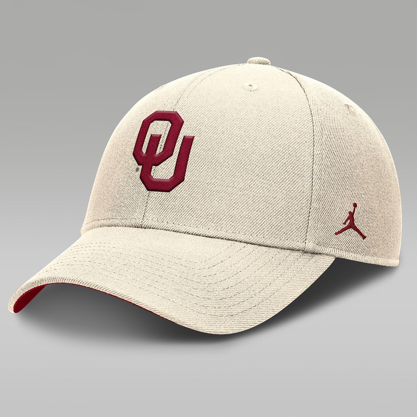 Oklahoma Primetime Rise Men's Jordan Brand Dri-FIT College Trucker Adjustable Hat Product Image