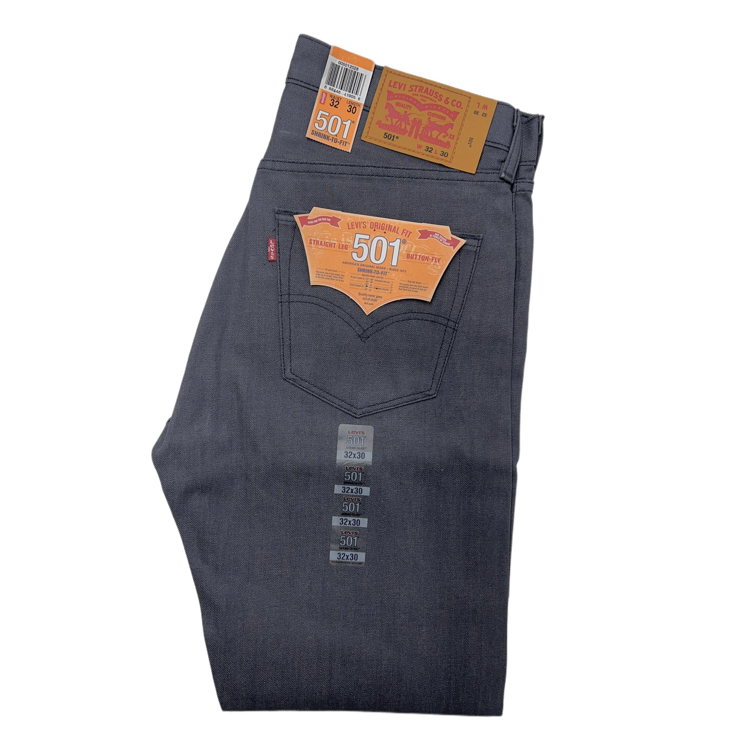 Levi's 501 Shrink-to-Fit - Ash Charcoal - 2028 Male Product Image