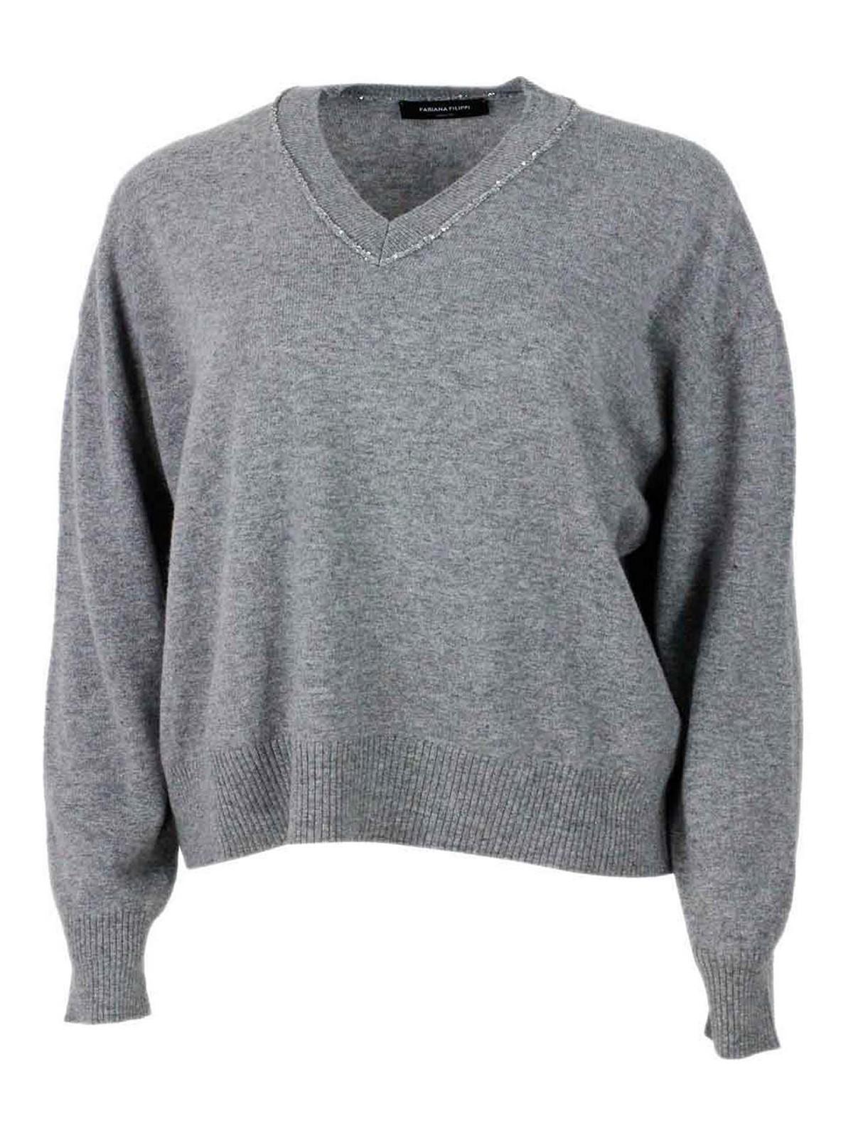 FABIANA FILIPPI Sweater In Grey Product Image