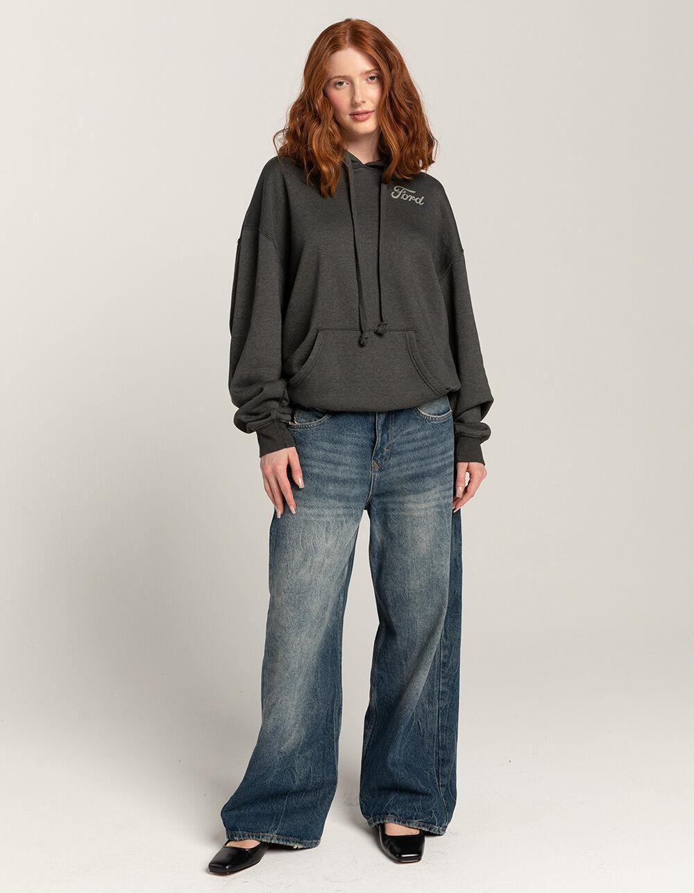 FORD Michigan Womens Hoodie - BLACK Product Image