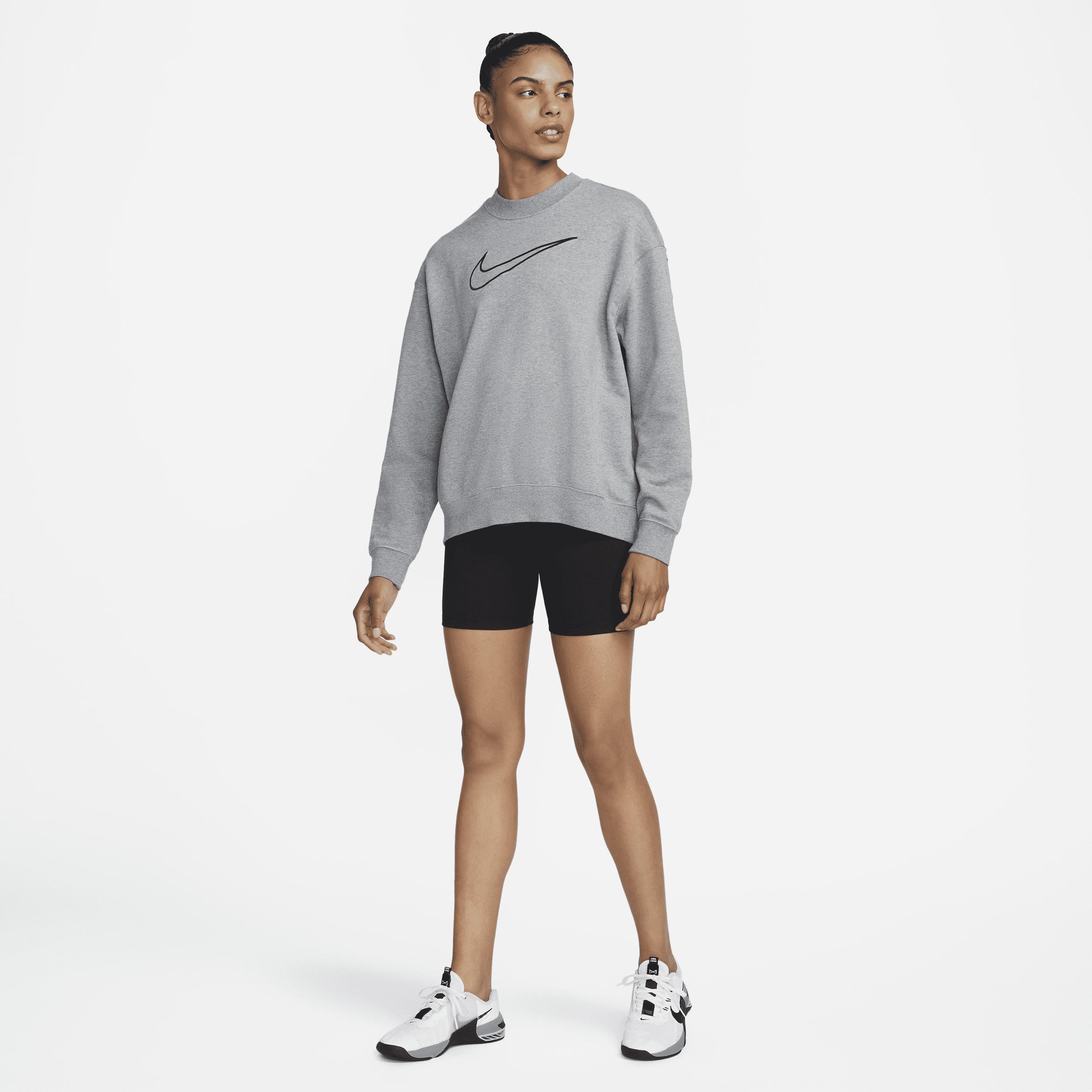 Nike Womens Dri-FIT Get Fit Graphic Crewneck Sweatshirt | DQ5542-091 Product Image