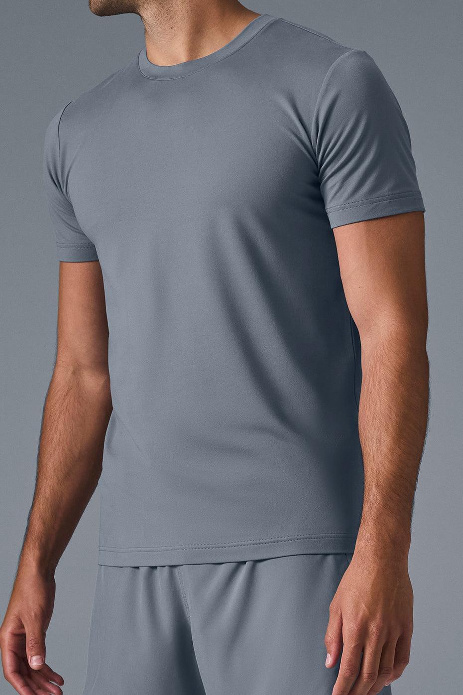 Conquer Reform Crewneck Short Sleeve - Steel Grey Male Product Image