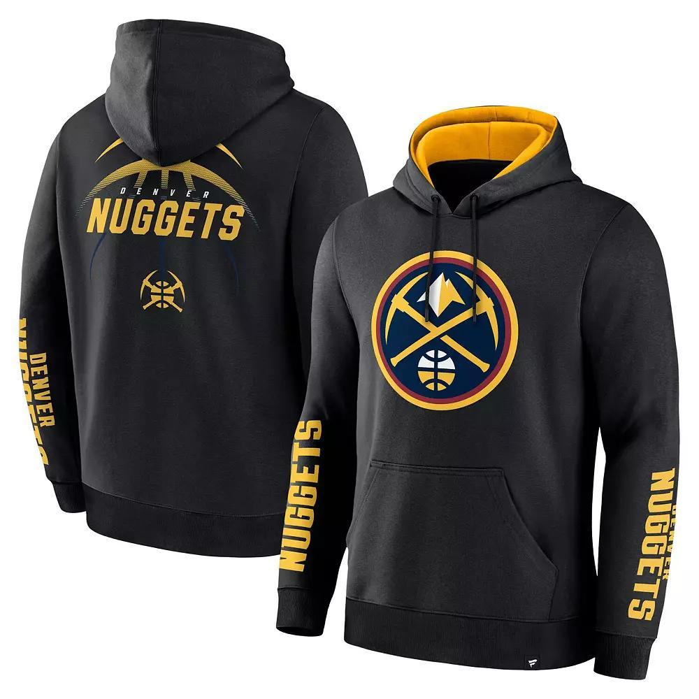 Men's Fanatics Black Denver Nuggets Legacy Guard Pullover Hoodie, Size: 3XL, Nug Black Product Image