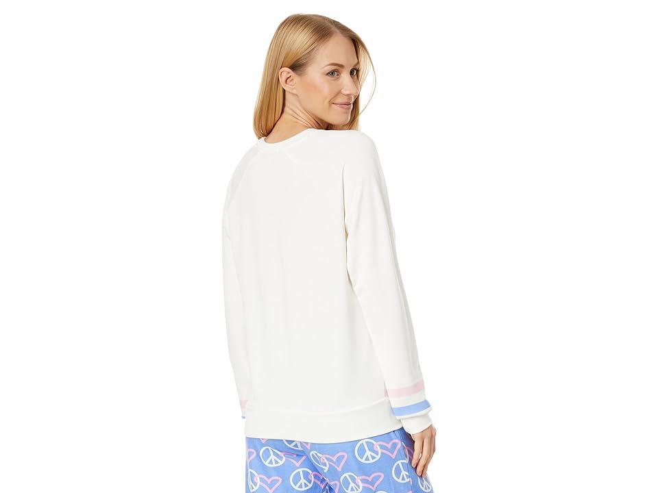 P.J. Salvage Only Positive Energy Long Sleeve (Ivory) Women's Pajama Product Image