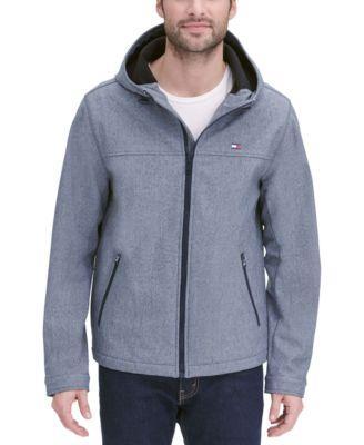 Tommy Hilfiger Mens Hooded Soft-Shell Jacket, Created for Macys Product Image