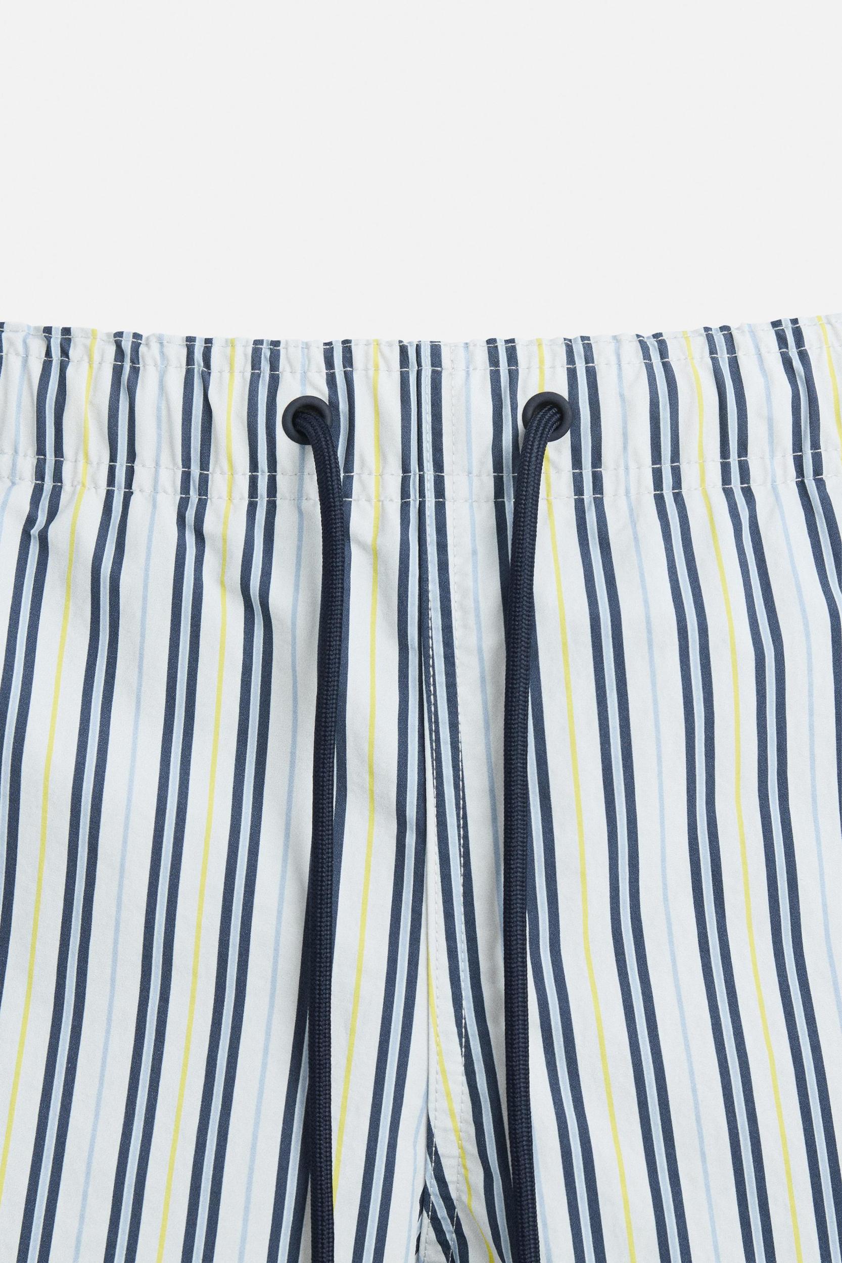 STRIPED MID-LENGTH SWIMSUIT Product Image