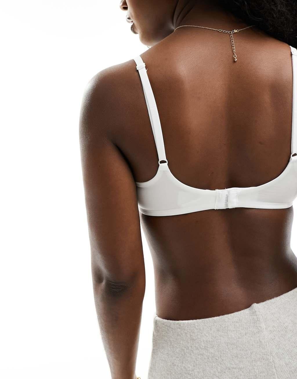 Cotton On ultimate comfort T-shirt bra in white  Product Image