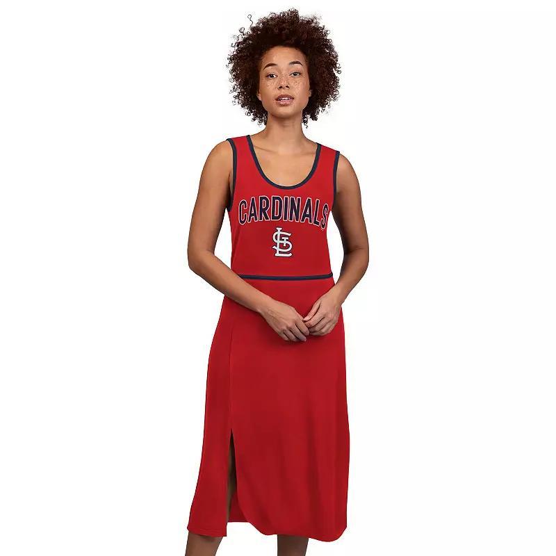 Women's G-III 4Her by Carl Banks Red St. Louis Cardinals Center Field Maxi Dress,  Product Image