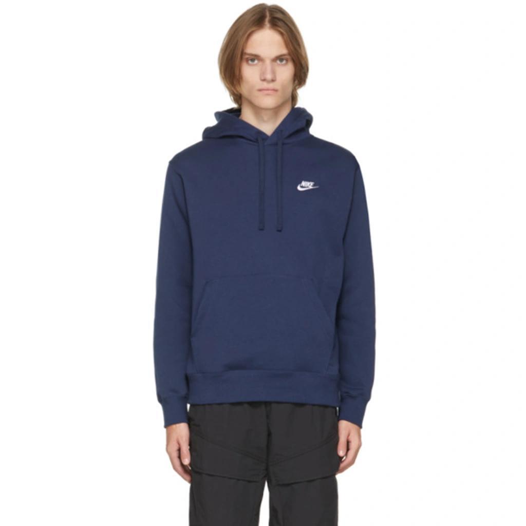 NIKE Navy Sportswear Club Hoodie Product Image