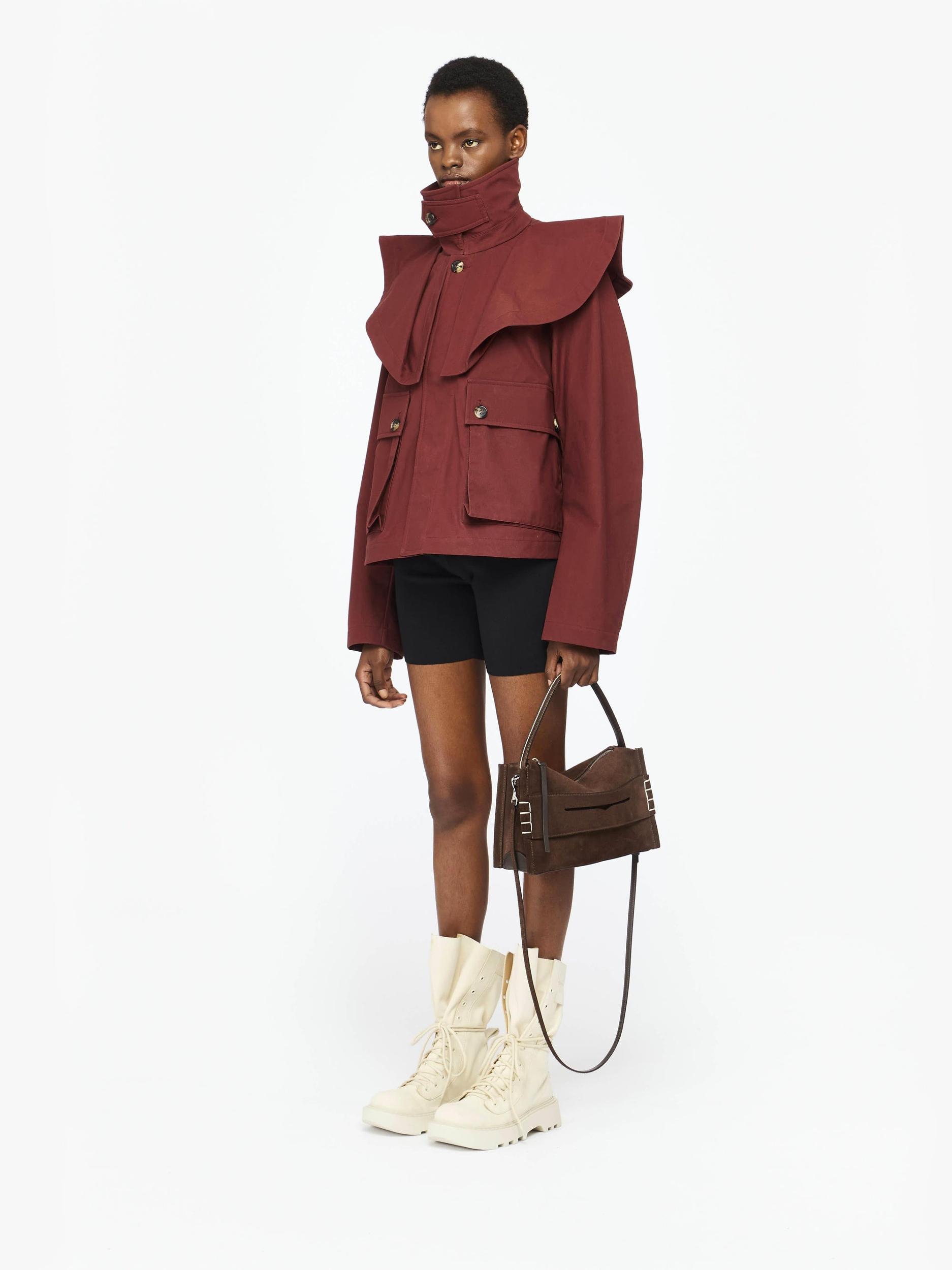 OVERSIZED COLLAR TRENCH JACKET Product Image