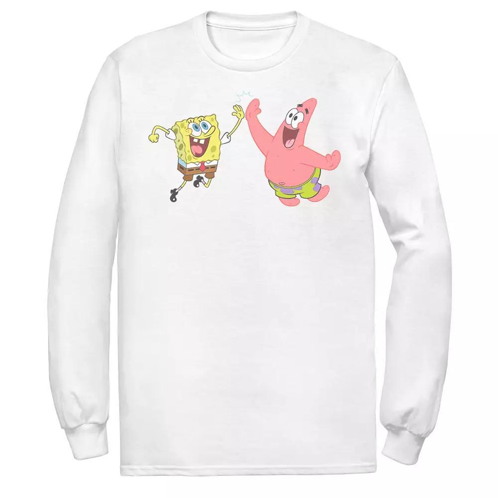 Men's SpongeBob Patrick High Five Tee, Size: 3XL, White Product Image