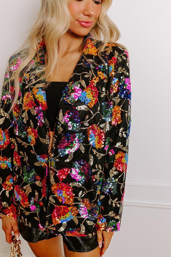 Bring The Sparkle Sequin Blazer Product Image