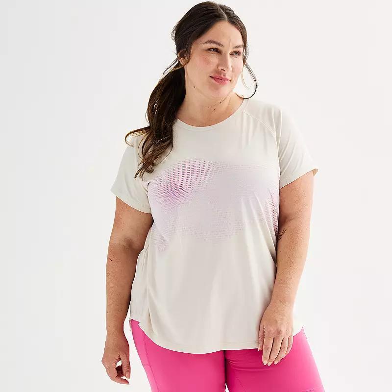 Plus Size Tek Gear Core Raglan Tee, Womens Product Image