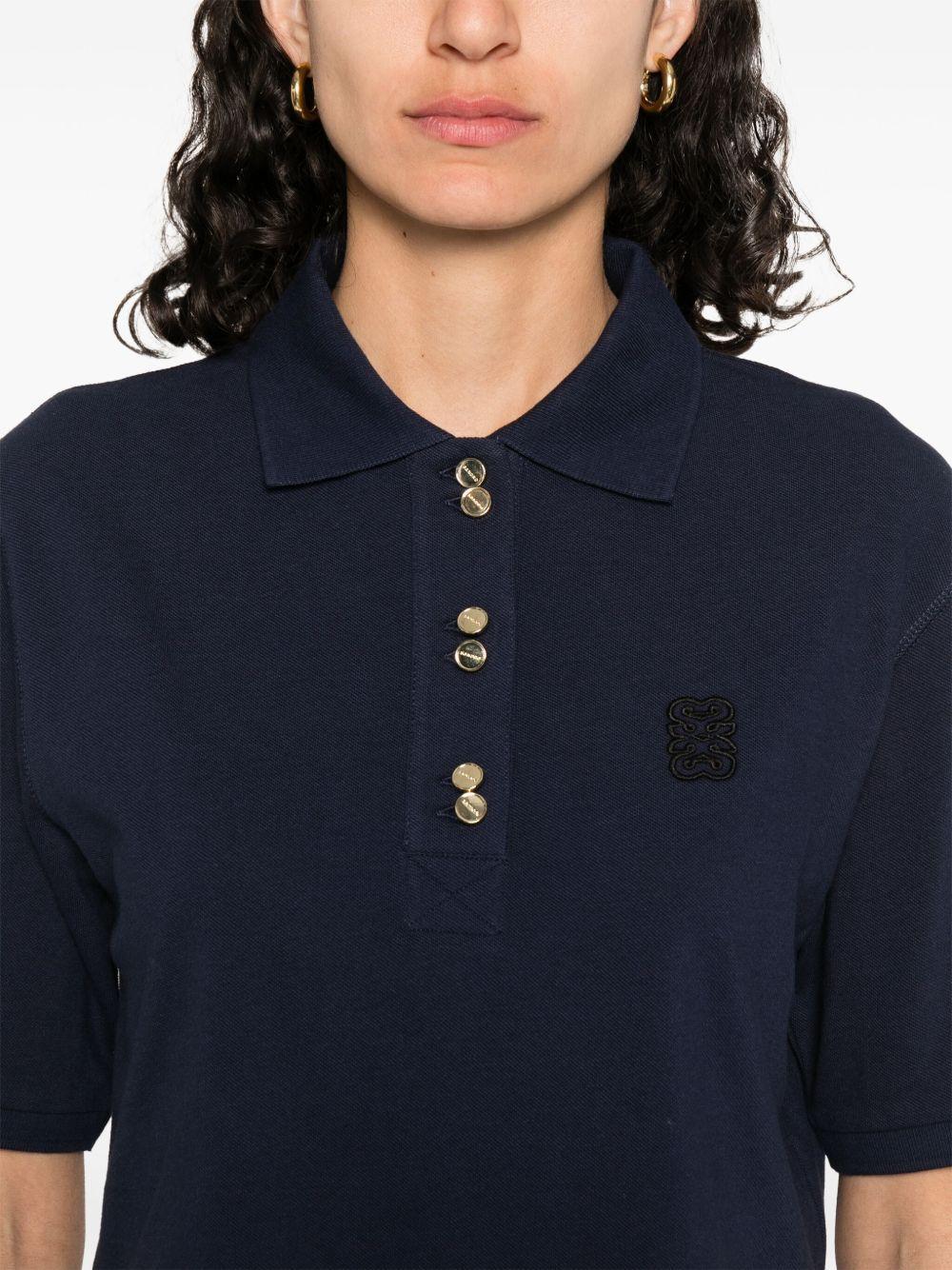logol-embroidered polo shirt  Product Image