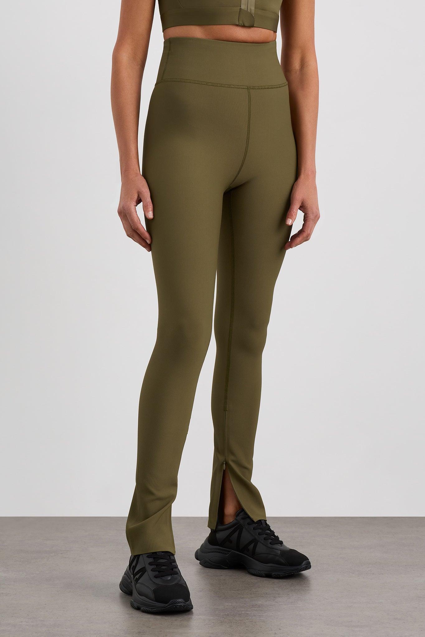 Zip Hem Full Length Legging 205 Product Image