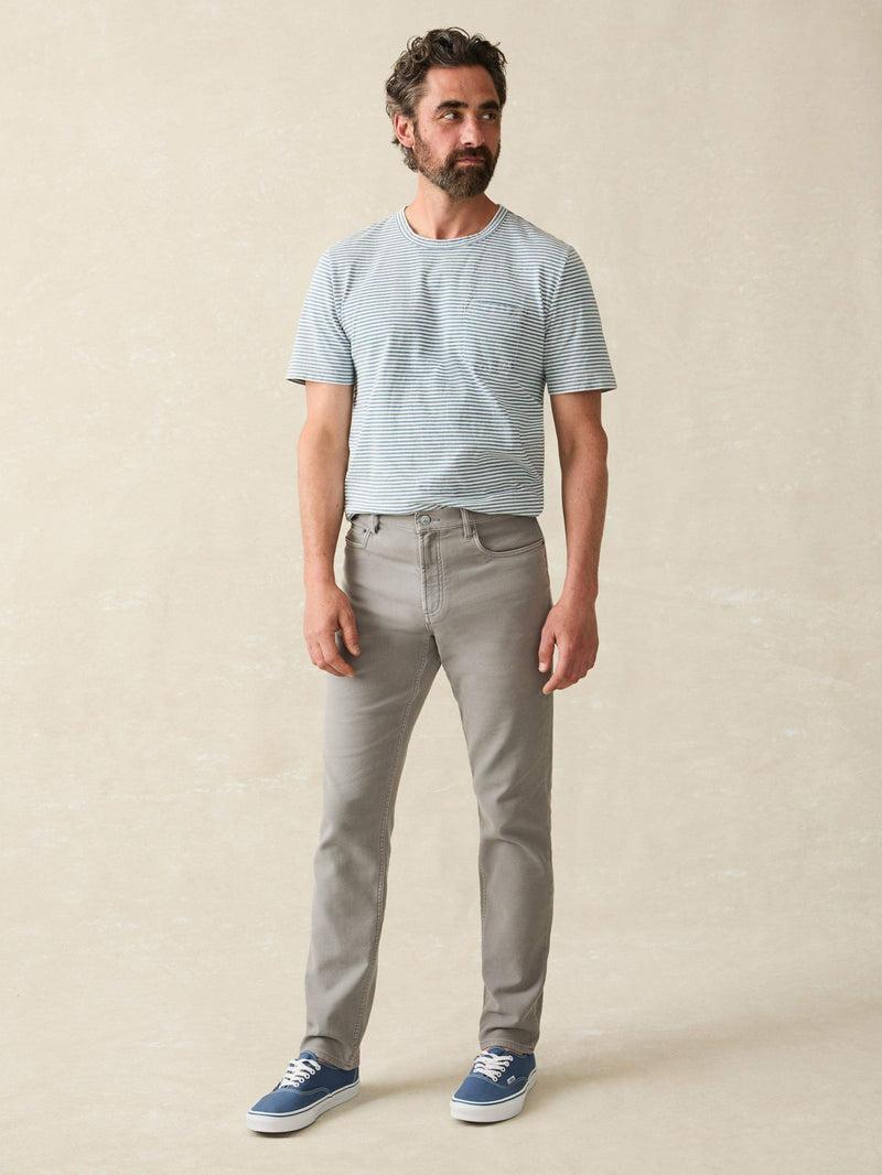 Stretch Terry 5-Pocket Pant - Iron Product Image