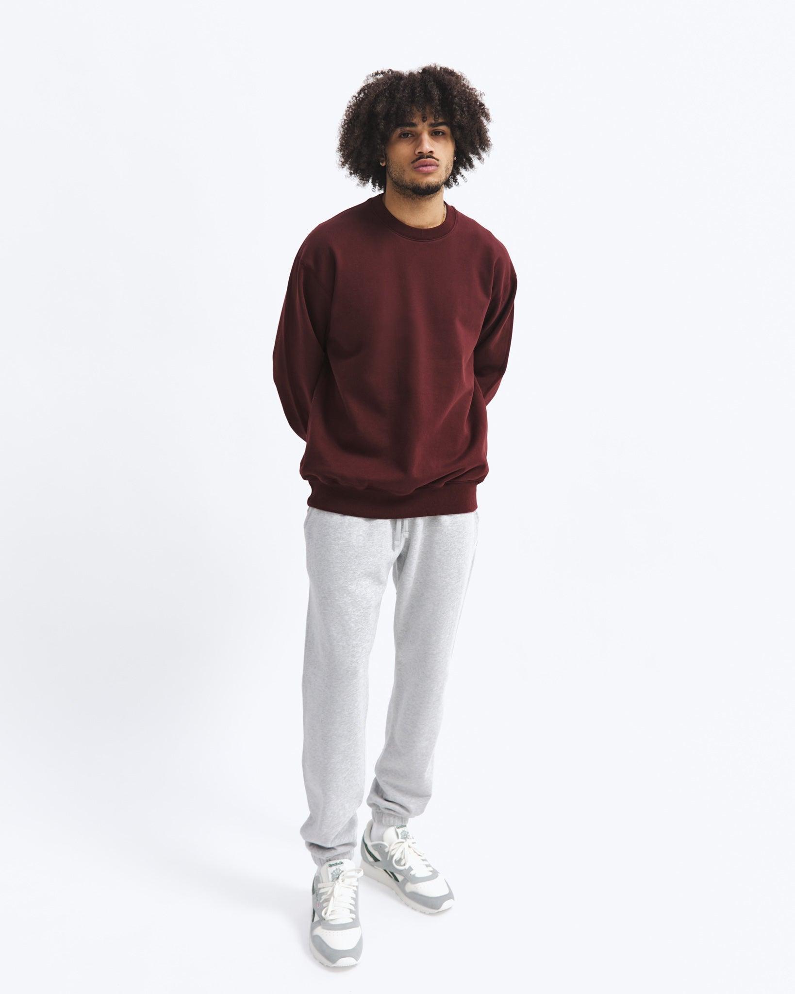 Midweight Terry Relaxed Crewneck - Vault Male Product Image