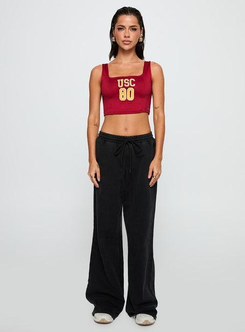 USC Jersey Corset Top Cardinal Product Image