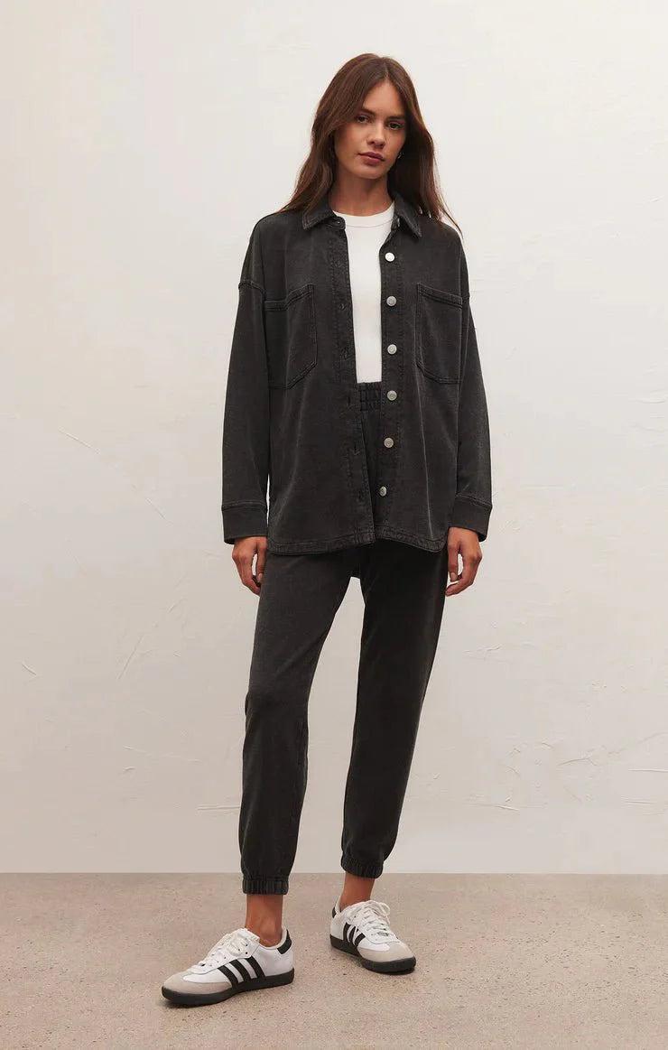 ALL DAY KNIT DENIM JACKET Product Image