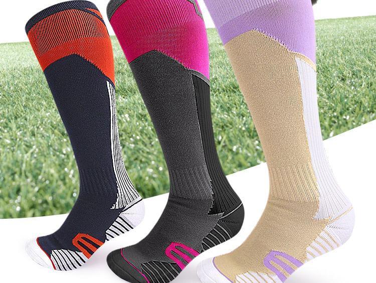 Color Block Sport Compression  Socks (Various Designs) Product Image