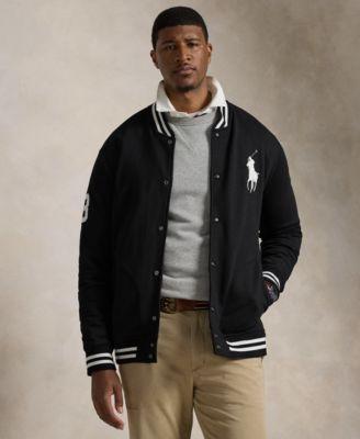 Polo Ralph Lauren Mens Big & Tall Big Pony Fleece Baseball Jacket Product Image