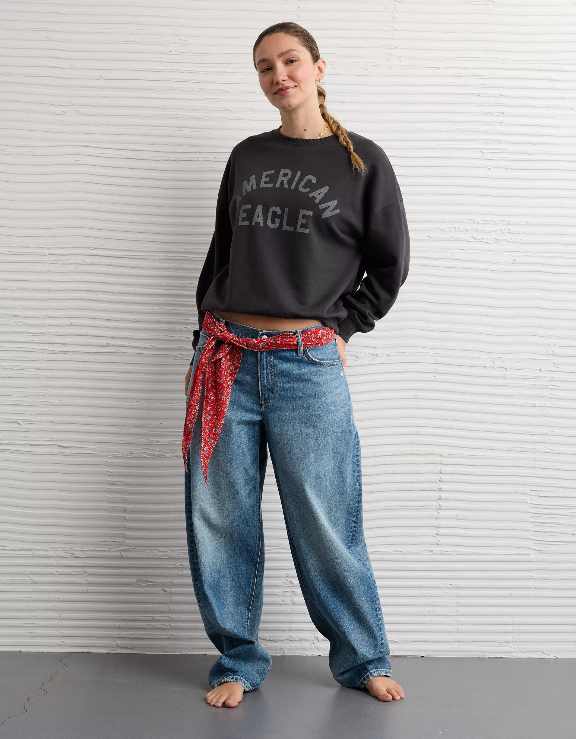 AE Funday Graphic Sweatshirt Product Image