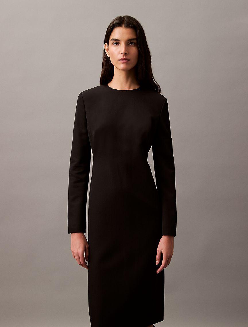 Crepe Midi Dress Product Image