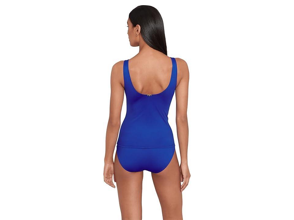 Lauren Ralph Lauren Beach Club Solids Ruffle Underwire Tankini Women's Swimwear Product Image