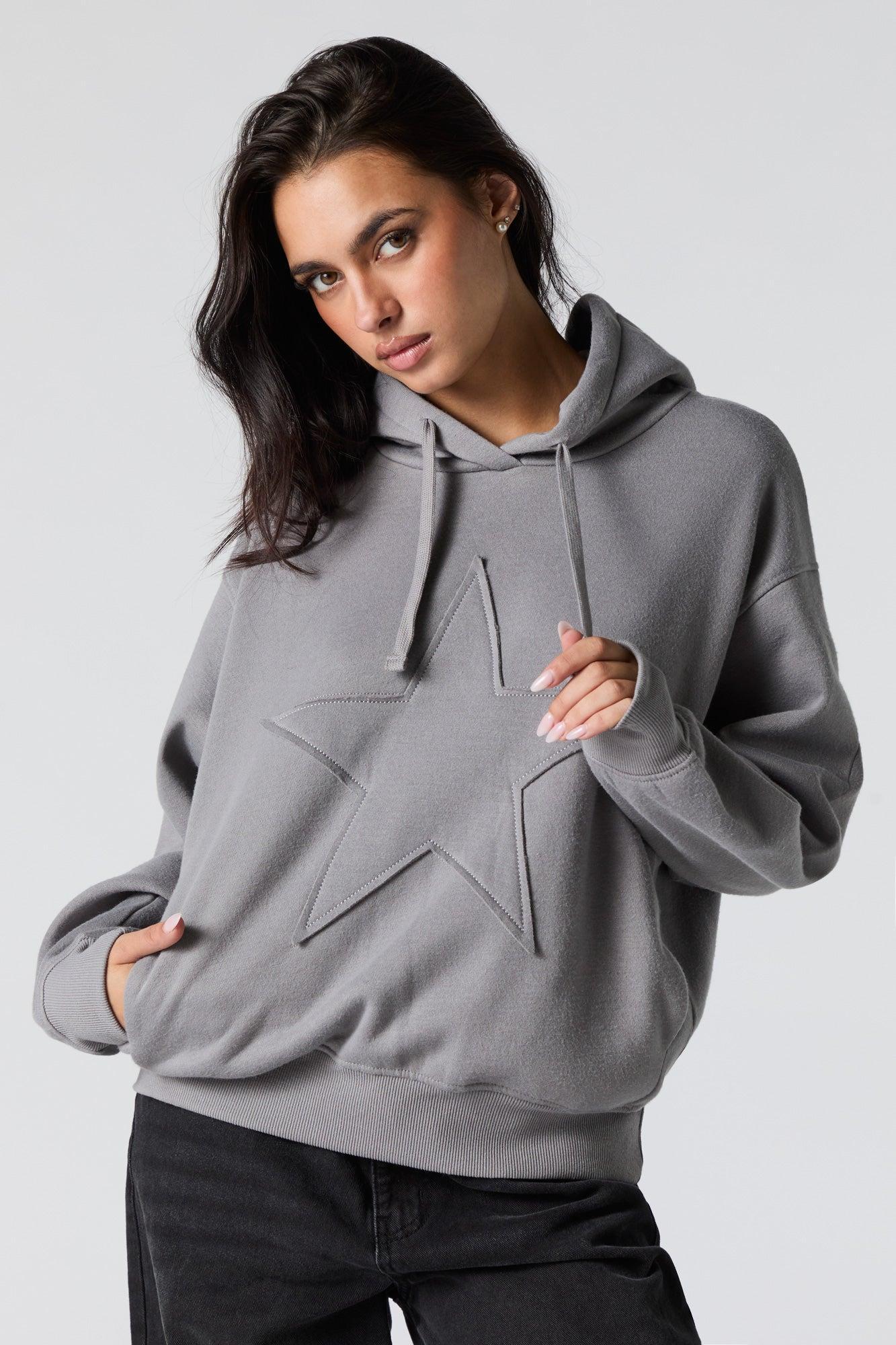 Graphic Fleece Hoodie Female Product Image