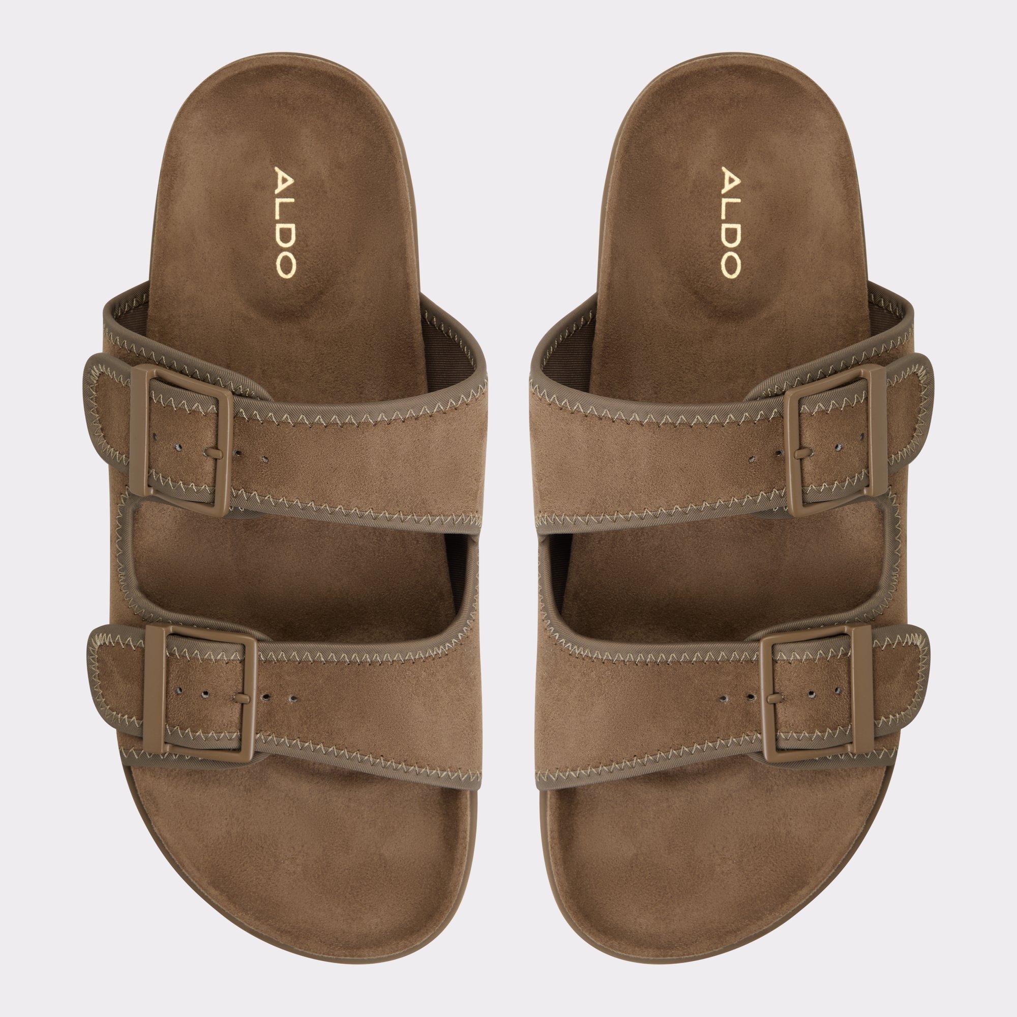 Sunnyside Light Brown Men's Slides | ALDO US Product Image