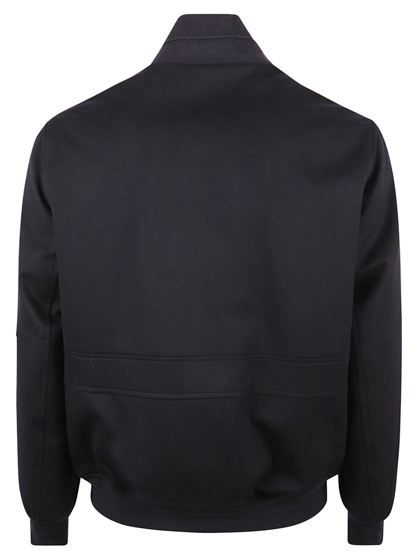 BRUNELLO CUCINELLI Pocket Sleeve Jacket In Navy/dark Grey Product Image