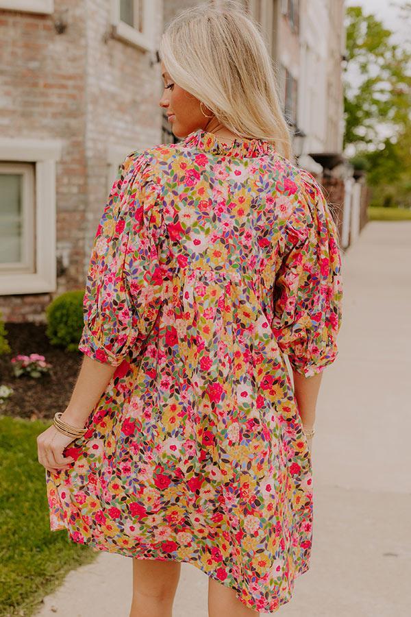 Mosaic of Style Floral Mini Dress Product Image