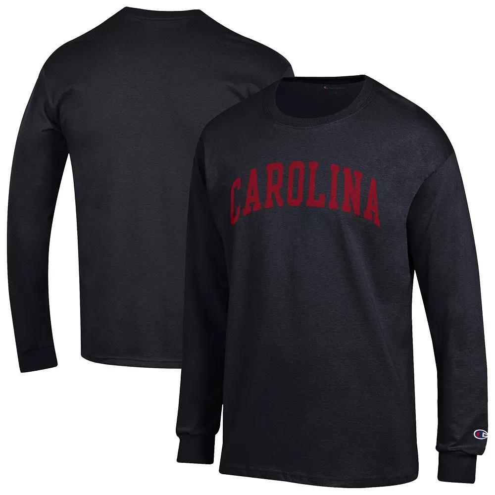 Men's Champion Black Oklahoma Sooners Basic Arch Long Sleeve T-Shirt,  Product Image